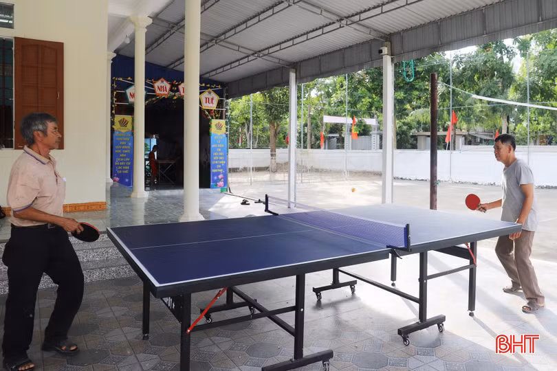 Mô hình ngôi nhà trí tuệ được ra mắt ở thôn Tri Khê góp phần nâng cao đời sống tinh thần cho người dân.