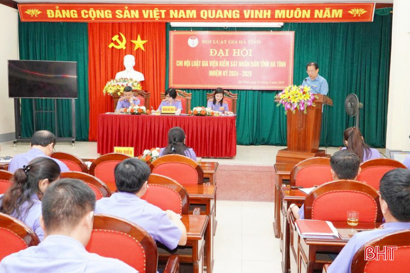 Đại hội Chi hội Luật gia Viện KSND tỉnh nhiệm kỳ 2024 - 2029 được tổ chức vào chiều 26/6. vks1.jpg
