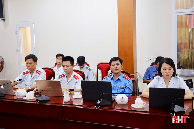 Các đại biểu tham dự tại điểm cầu Hà Tĩnh. e9e7f5bbb74e15104c5f.jpg