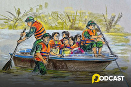 Podcast bút ký: Đau đáu thương yêu trong mùa mưa bão