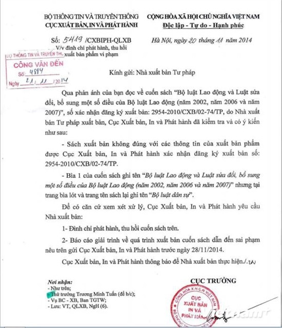 Đình chỉ phát hành xuất bản phẩm trong dự án sách 240 tỷ đồng ảnh 2