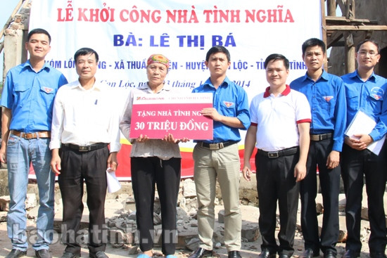 Agribank Hà Tĩnh xây nhà tình nghĩa cho cựu chiến binh nghèo ảnh 1