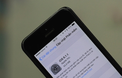 Apple phát hành iOS 8.1.1 cải thiện hiệu suất cho iPhone 4S ảnh 1