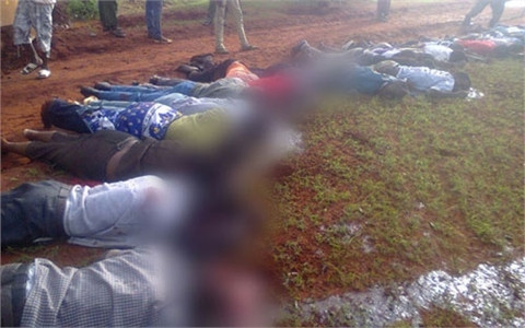 Một người dân địa phương đã chụp được bức ảnh này sau khi vụ thảm sát xảy ra (Ảnh: aljazeera.com