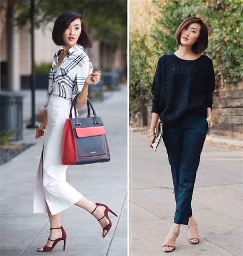 2. Trang phục may đo trau chuốt Đường nét sắc sảo, kích cỡ vừa khít của chiếc chân váy midi xẻ cao chừng mực, quần ống lỡ trẻ trung hay bộ đầm ôm duyên dáng là chìa khóa tạo sự khác biệt cho phong cách của những nàng vốn quen mặc trang phục mua sẵn.