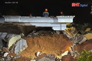 Mưa lớn gây sạt lở đất ở Yên Bái, một nam sinh tử vong