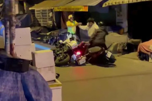 Xác minh clip hai thanh niên cản trở lực lượng CSGT làm nhiệm vụ