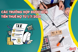[Motion Graphics] Các trường hợp được xóa tiền thuế nợ từ 1/7/2026