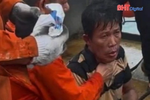 Sau 2 ngày mất tích giữa biển, 1 trong 3 người ở Lý Sơn được cứu sống kỳ diệu