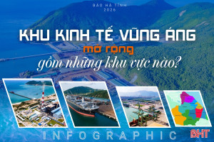[Infographic] KKT Vũng Áng mở rộng gồm những khu vực nào?
