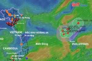 Áp thấp nhiệt đới mới vào Biển Đông, khả năng mạnh thành bão