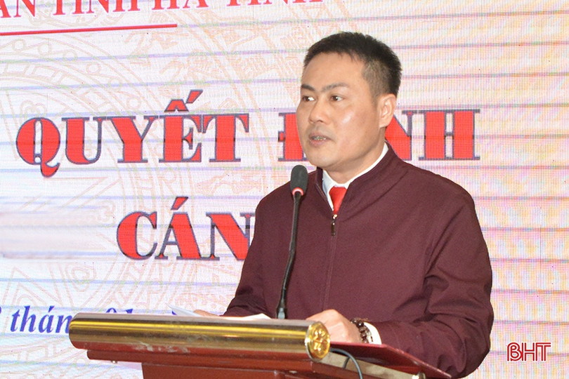 Công bố quyết định bổ nhiệm 2 Phó Giám đốc Sở Y tế Hà Tĩnh