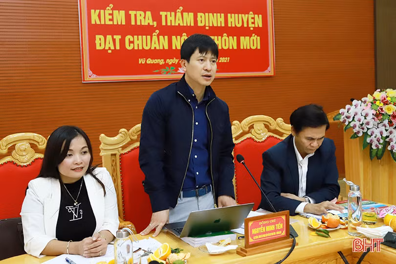 Vũ Quang là huyện miền núi biên giới đầu tiên cả nước hoàn thành các tiêu chí nông thôn mới