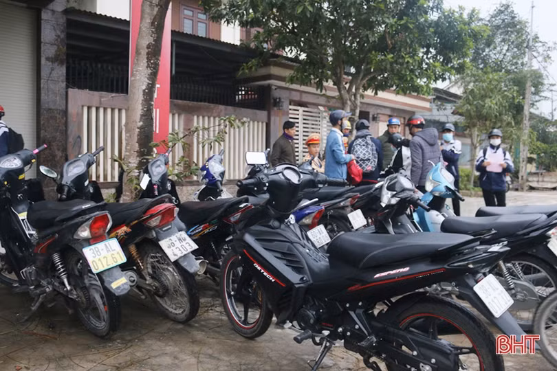 Nhiều học sinh Lộc Hà tái diễn vi phạm pháp luật về ATGT