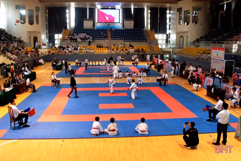 Khai mạc giải Cúp các CLB Karate Hà Tĩnh mở rộng lần thứ nhất