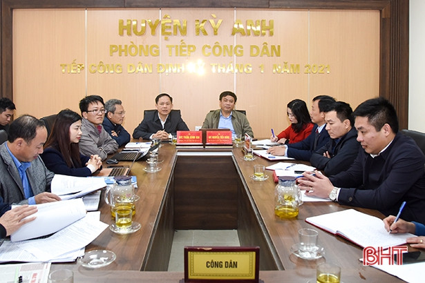 Huyện Kỳ Anh tập trung giải quyết dứt điểm các kiến nghị của công dân liên quan đến đất đai