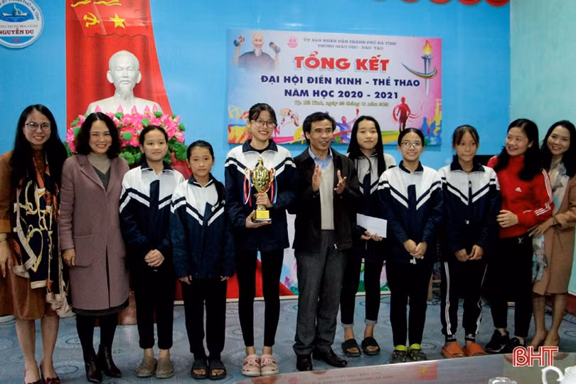 Kết thúc Đại hội Điền kinh – Thể thao ngành Giáo dục thành phố Hà Tĩnh