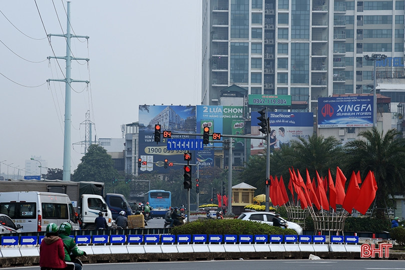Trung tâm Hội nghị Quốc gia trước ngày khai mạc Đại hội đại biểu toàn quốc lần thứ XIII của Đảng