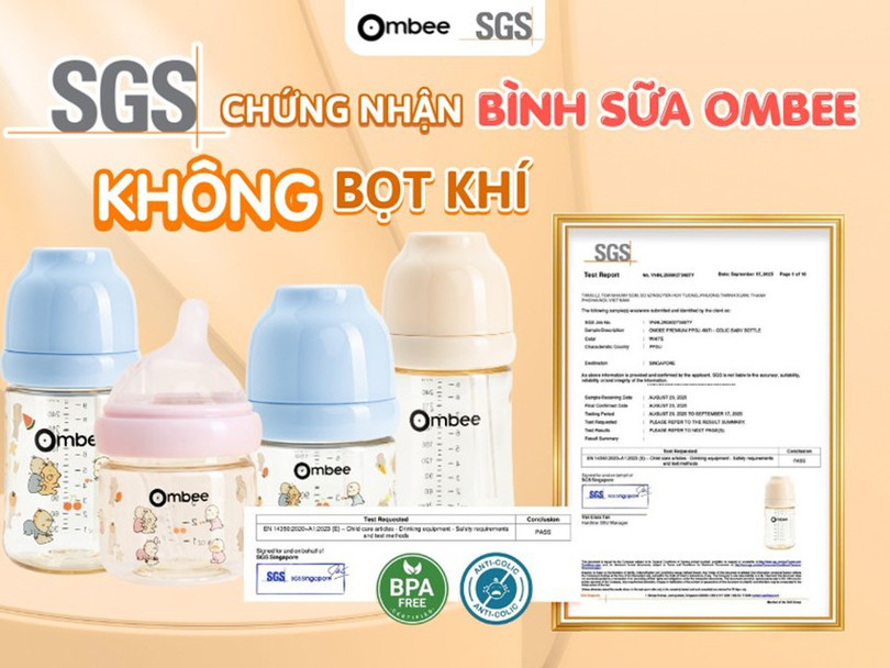 SGS chứng nhận bình sữa Ombee không chứa BPA, chịu nhiệt tốt, chống sặc hiệu quả và mang lại sự yên tâm tối đa cho mẹ khi chăm bé binh-sua-1.jpg