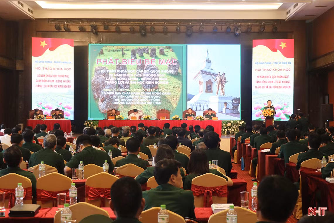 Hội thảo “50 năm chiến dịch phòng ngự Cánh Đồng Chum - Xiêng Khoảng thắng lợi và bài học kinh nghiệm”
