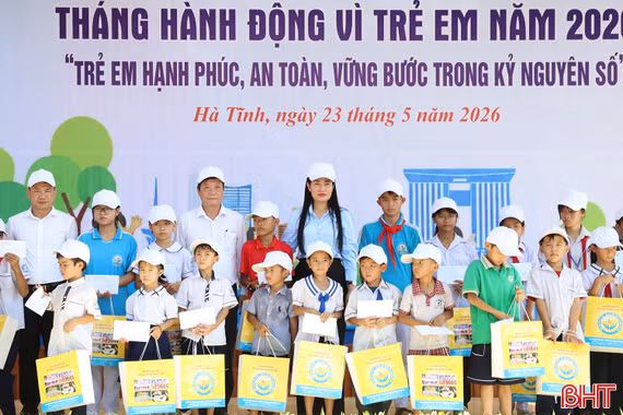 Hà Tĩnh phát động Tháng hành động vì trẻ em năm 2026