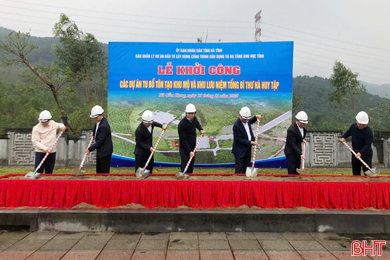 Khởi công dự án tu bổ, tôn tạo Khu di tích cố Tổng Bí thư Hà Huy Tập