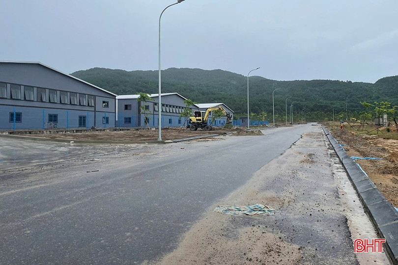 CCN Cổng Khánh 1 (phường Nam Hồng Lĩnh) vừa hoàn thành hạ tầng trong những tháng đầu năm và đã thu hút được 3 nhà đầu tư thứ cấp.