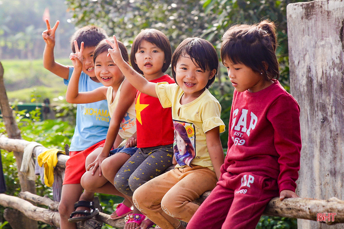 Ngắm những “thiên thần” nhỏ ở bản Rào Tre