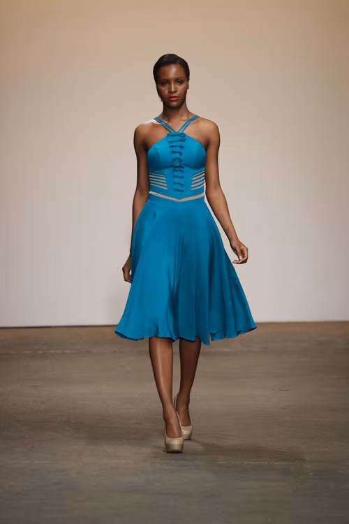 nha thiet ke viet trinh dien tai new york fashion week
