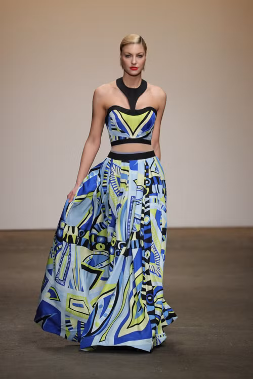 nha thiet ke viet trinh dien tai new york fashion week