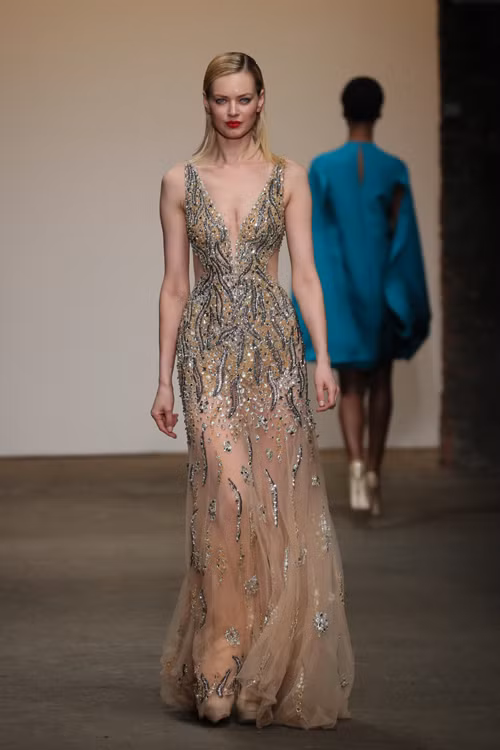 nha thiet ke viet trinh dien tai new york fashion week