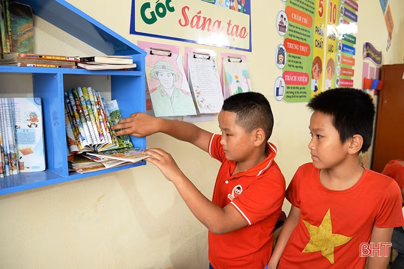 Truyền cảm hứng đọc sách cho học sinh tiểu học Can Lộc
