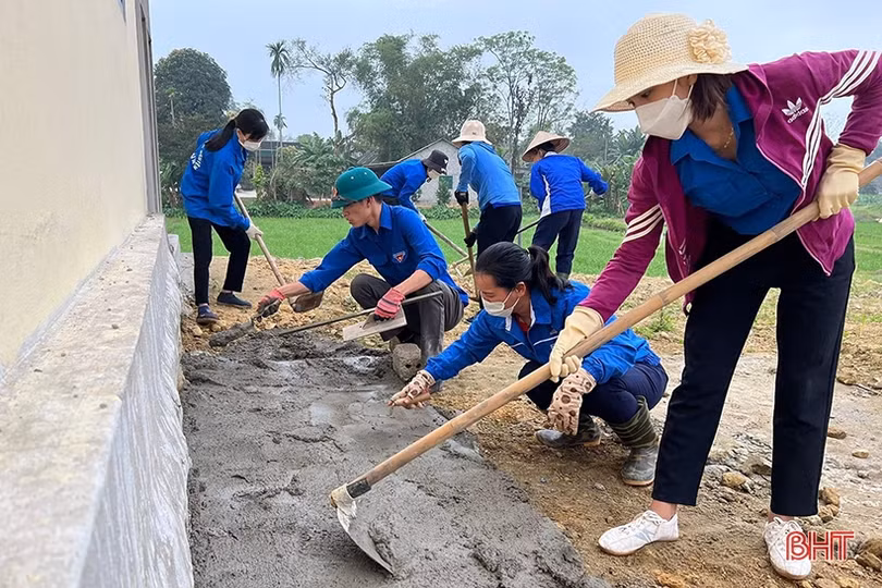 Sôi nổi 90 ngày cao điểm xây dựng nông thôn mới ở Hương Sơn