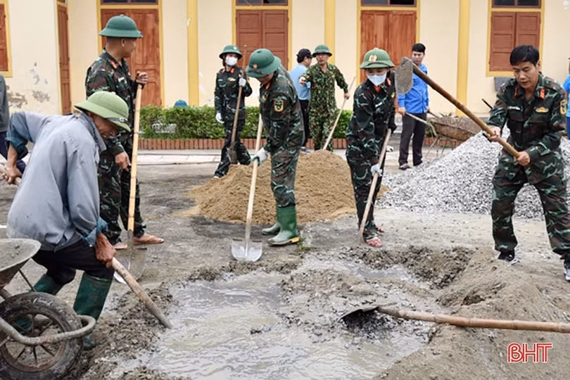 Lộc Hà ra quân 60 ngày cao điểm xây dựng nông thôn mới