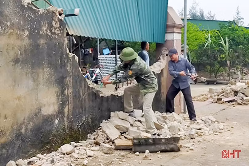 Lộc Hà ra quân 60 ngày cao điểm xây dựng nông thôn mới