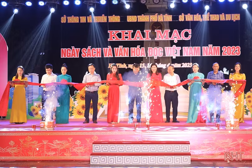 Ấn tượng Ngày sách và Văn hóa đọc Việt Nam năm 2023 tại TP Hà Tĩnh