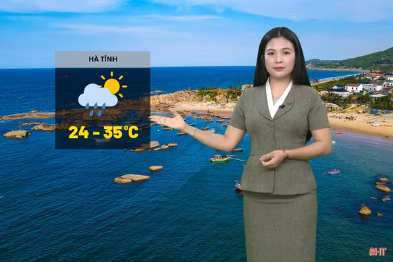 Dự báo thời tiết Hà Tĩnh ngày 22/8: Đêm có mưa, ngày nắng gián đoạn