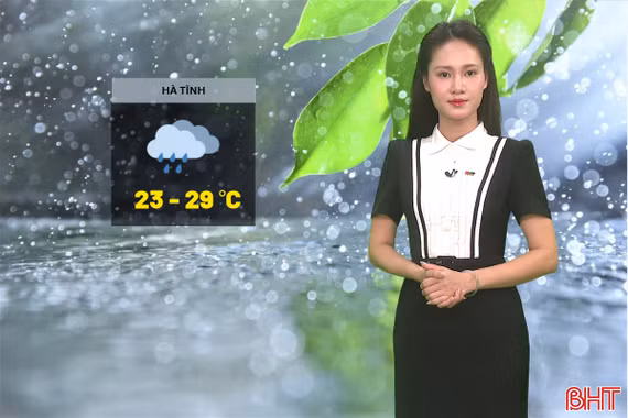 Dự báo thời tiết Hà Tĩnh ngày 30/10: Nhiều mây, có mưa rào và dông