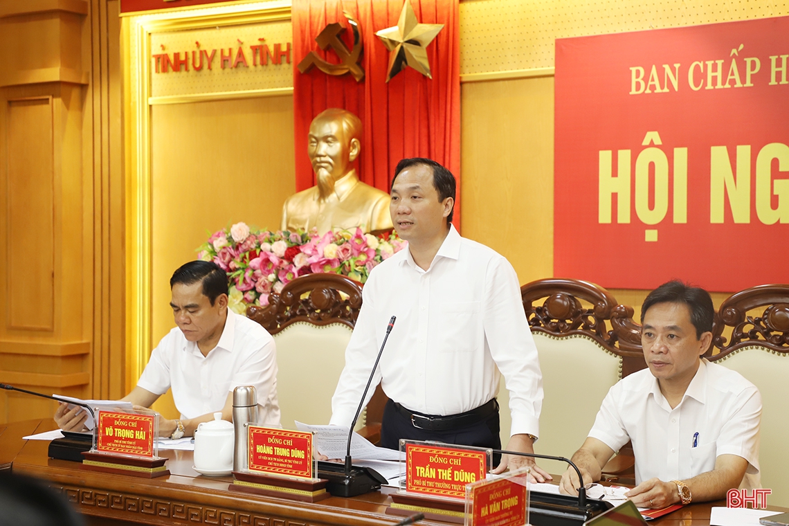 Hà Tĩnh tập trung cao cho nhiệm vụ phát triển KT-XH 6 tháng cuối năm