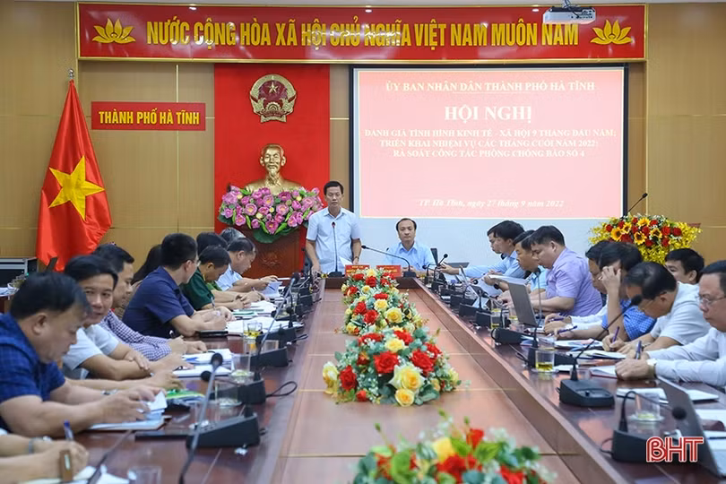 TP Hà Tĩnh tập trung thực hiện các nhiệm vụ trọng tâm những tháng cuối năm 2022