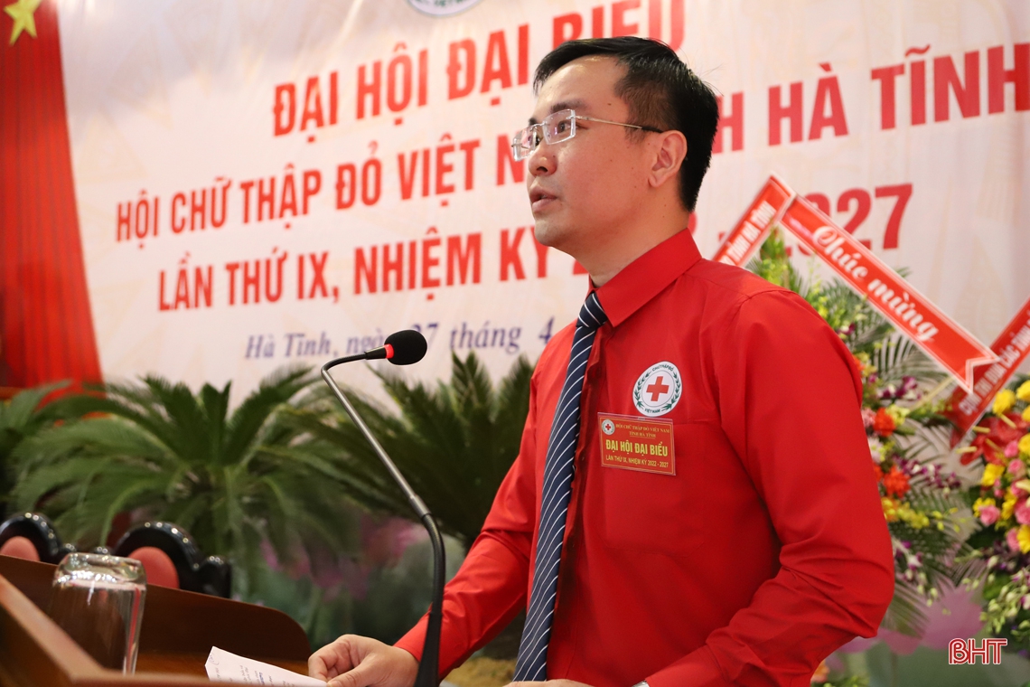 Ông Mai Lê Thuộc tái cử Chủ tịch Hội Chữ thập đỏ tỉnh Hà Tĩnh