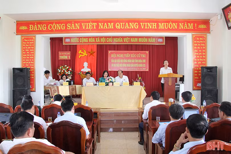 Cử tri các địa phương Hà Tĩnh kiến nghị nhiều vấn đề bức thiết ở cơ sở