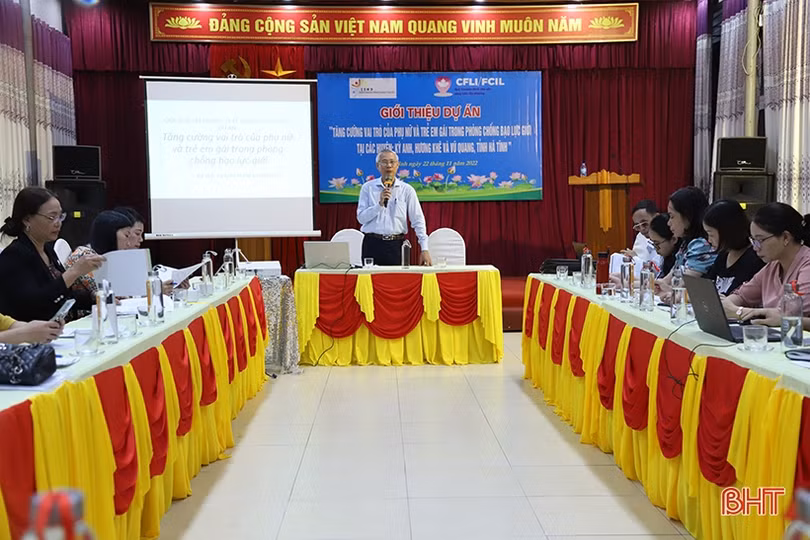 Giới thiệu dự án phòng, chống bạo lực giới tại Hà Tĩnh
