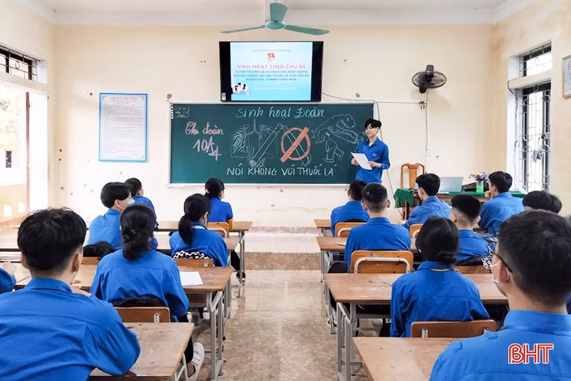 Nâng cao nhận thức về phòng, chống tác hại thuốc lá cho đoàn viên, thanh niên Hà Tĩnh