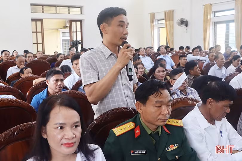 Cử tri các địa phương Hà Tĩnh phản ánh nhiều vấn đề bức thiết ở cơ sở