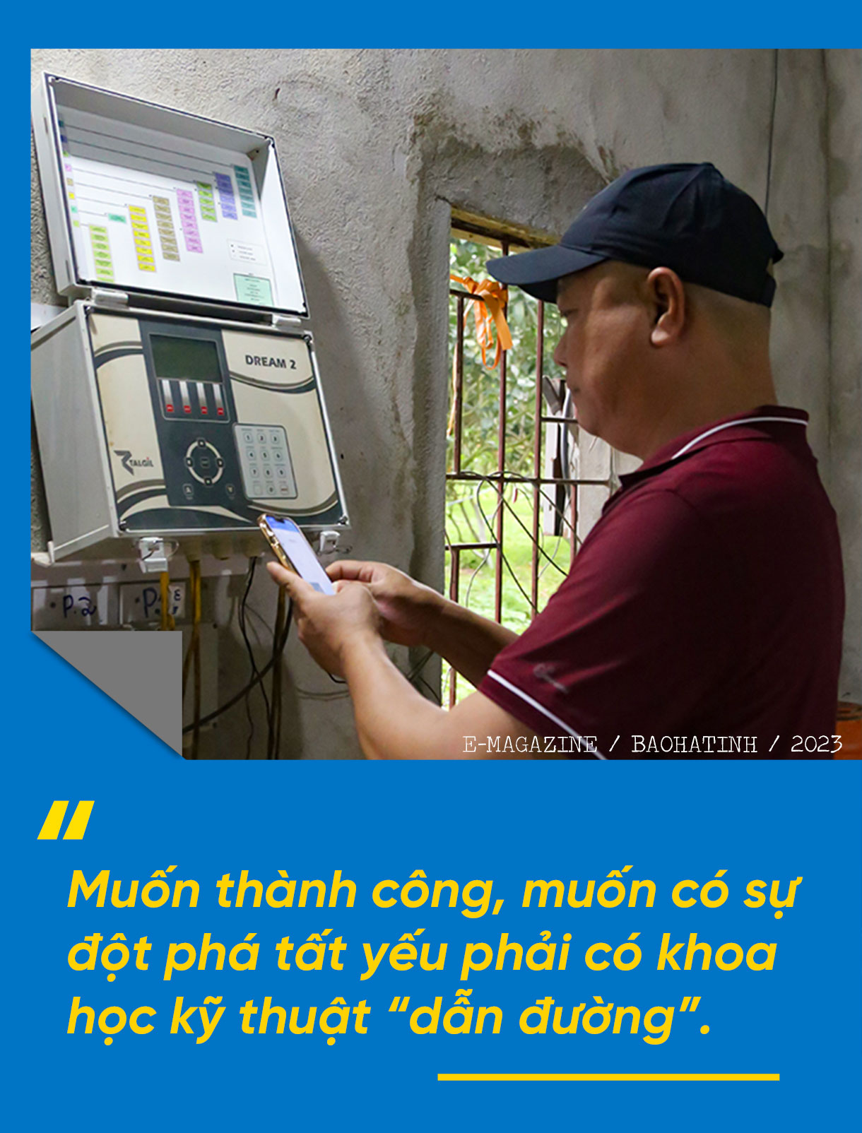 Giám đốc hợp tác xã ở Hà Tĩnh “mê” làm nông nghiệp hữu cơ