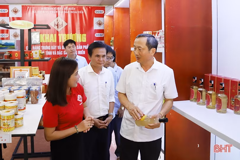 Tạo kênh phân phối riêng, thúc đẩy tiêu thụ sản phẩm OCOP Hà Tĩnh