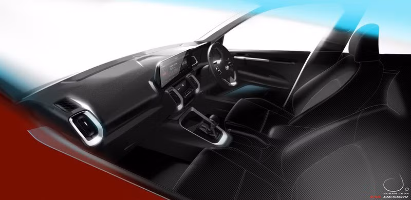 Kia Sonet 2021 lộ diện nội thất đầy công nghệ