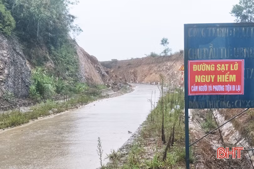 Hà Tĩnh mưa lớn diện rộng, đề phòng lũ quét, sạt lở đất
