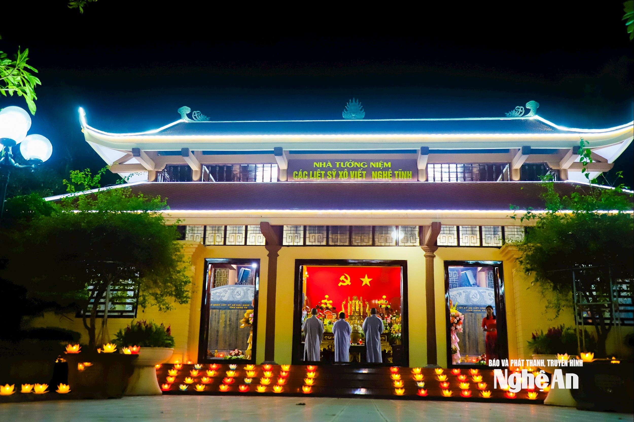 Nhà tưởng niệm các liệt sĩ Xô viết Nghệ Tĩnh. Ảnh: Thành Duy